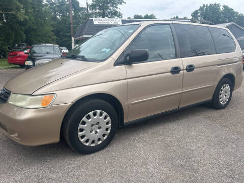 2002 Honda Odyssey for sale at MEDINA WHOLESALE LLC in Wadsworth OH