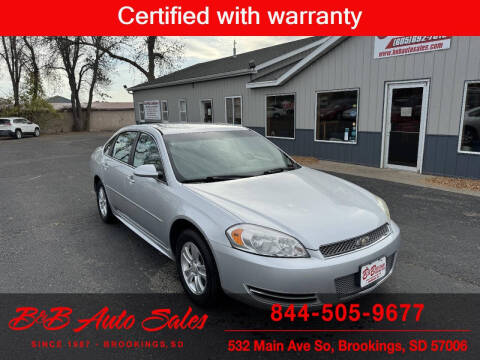 2013 Chevrolet Impala for sale at B & B Auto Sales in Brookings SD