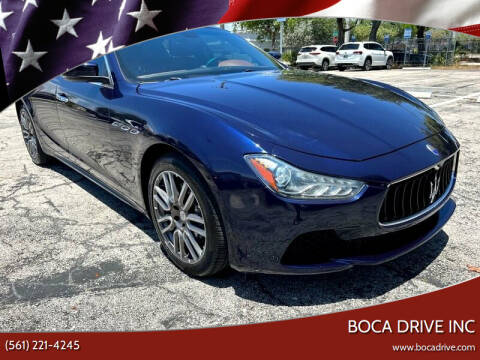 2016 Maserati Ghibli for sale at Boca Drive Inc in Oakland Park FL