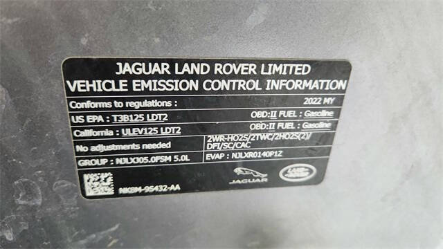 2022 Jaguar F-PACE SVR