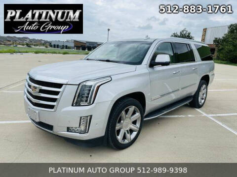 2018 Cadillac Escalade ESV for sale at Platinum Auto Group in Hutto TX