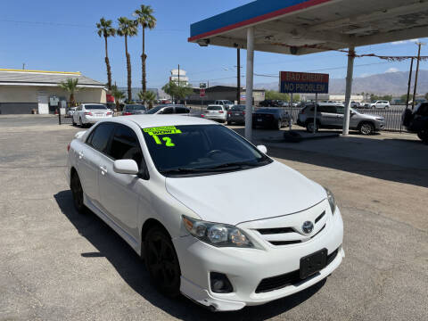 2012 Toyota Corolla for sale at Salas Auto Group in Indio CA