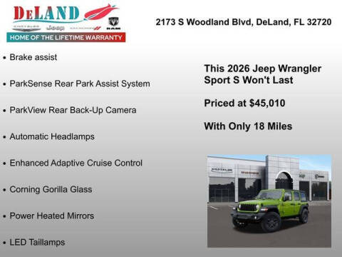 2026 Jeep Wrangler Sport S