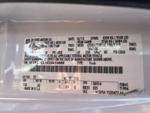 2014 Ford E-Series E-350 SD