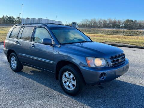 2003 Toyota Highlander for sale at GTO United Auto Sales LLC in Lawrenceville GA