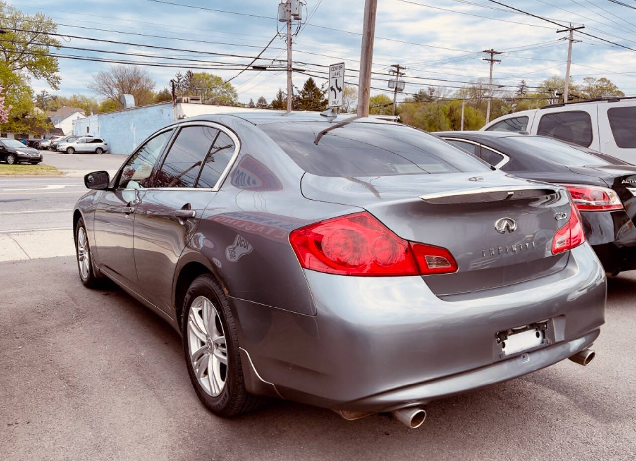 2011 INFINITI G25 Sedan for sale at 22 G Auto Sales in Schenectady, NY