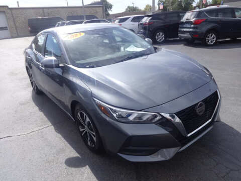 2021 Nissan Sentra for sale at ROSE AUTOMOTIVE in Hamilton OH