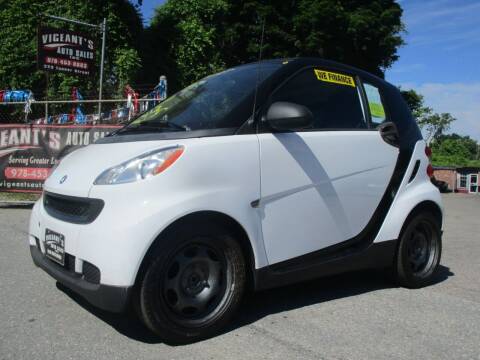 2012 Smart fortwo for sale at Vigeants Auto Sales Inc in Lowell MA