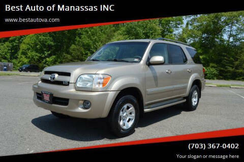 2007 Toyota Sequoia for sale at Best Auto of Manassas INC in Manassas VA