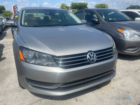 2013 Volkswagen Passat for sale at America Auto Wholesale Inc in Miami FL