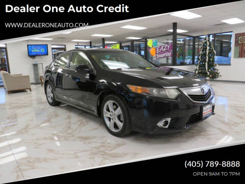 2013 Acura TSX for sale at Dealer One Auto Credit in Oklahoma City OK