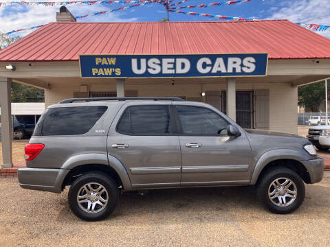 2007 Toyota Sequoia for sale at Paw Paw's Used Cars in Alexandria LA