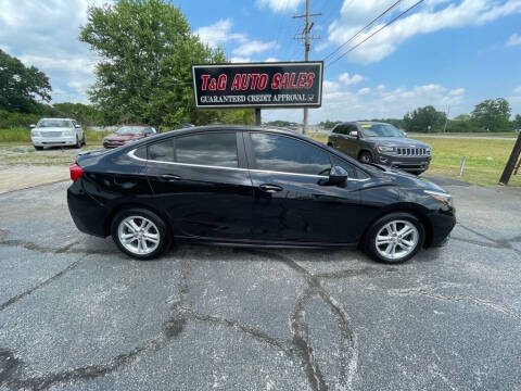 2016 Chevrolet Cruze for sale at T & G Auto Sales in Florence AL