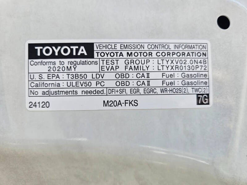 2020 Toyota Corolla LE