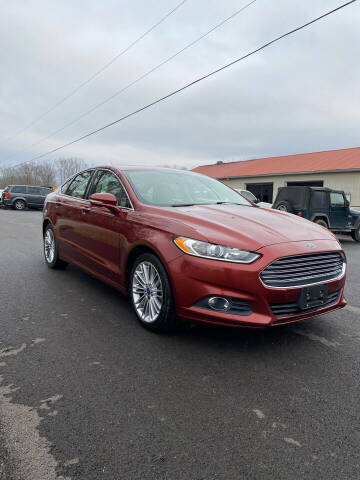 2014 Ford Fusion for sale at T & M Auto Sales LLC in Clarkrange TN