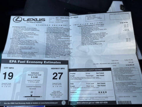 2011 Lexus ES 350