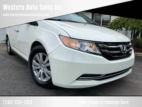 2016 Honda Odyssey for sale at Western Auto Sales Inc in Farmington Hills MI