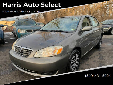 2008 Toyota Corolla for sale at Harris Auto Select in Winchester VA