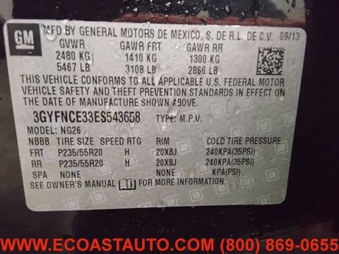 2014 Cadillac SRX Performance Collection