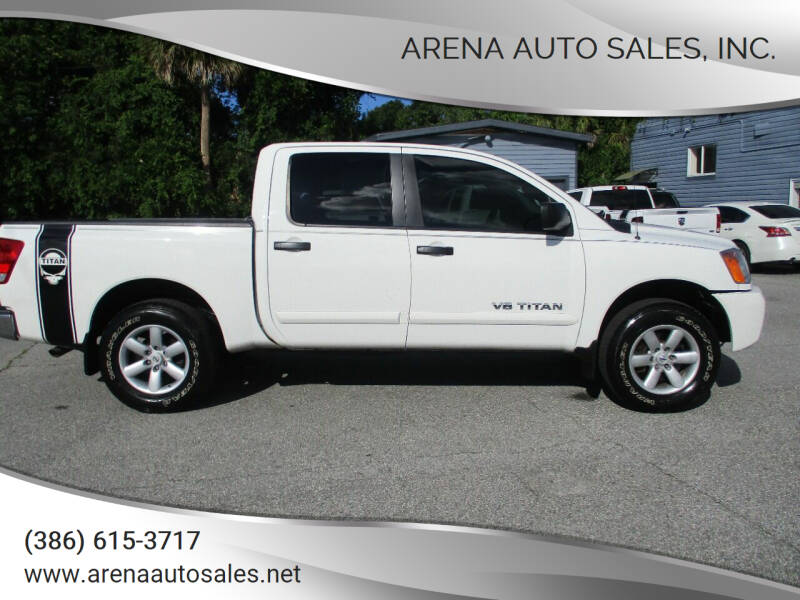 2012 Nissan Titan for sale at ARENA AUTO SALES,  INC. in Holly Hill FL