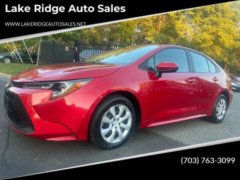 2021 Toyota Corolla for sale at Lake Ridge Auto Sales in Woodbridge VA