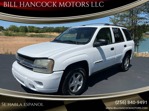 2002 Chevrolet TrailBlazer for sale at BILL HANCOCK MOTORS LLC in Albertville AL