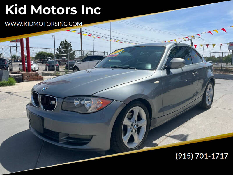 2011 BMW 1 Series for sale at Kid Motors Inc in El Paso TX