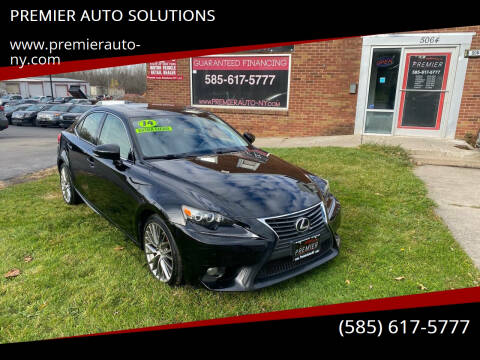 2014 Lexus IS 250 for sale at PREMIER AUTO SOLUTIONS in Spencerport NY