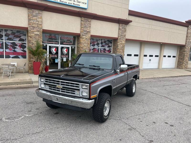1985 Chevrolet C/K 10 Series for sale at Iconic Motors of Oklahoma City, LLC in Oklahoma City OK
