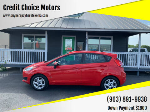 2014 Ford Fiesta for sale at Credit Choice Motors in Sherman TX