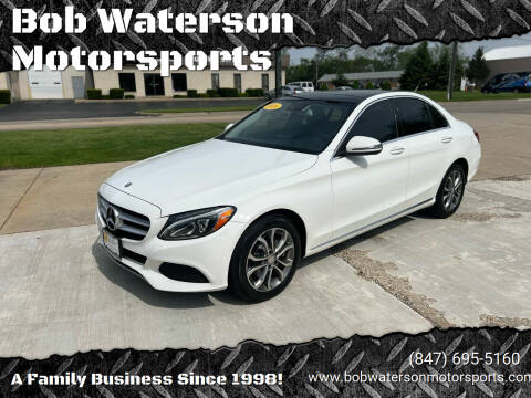 2016 Mercedes-Benz C-Class for sale at Bob Waterson Motorsports in South Elgin IL