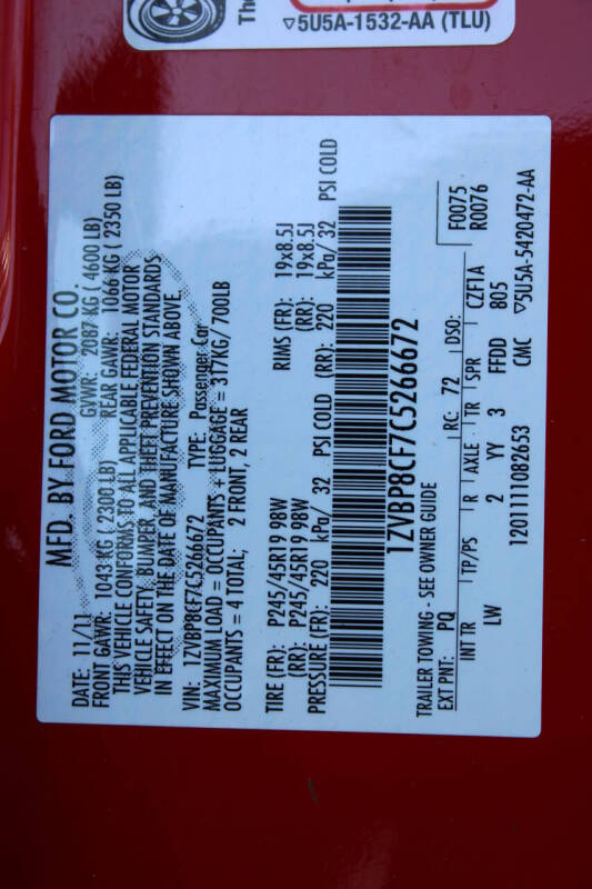 2012 Ford Mustang GT Premium