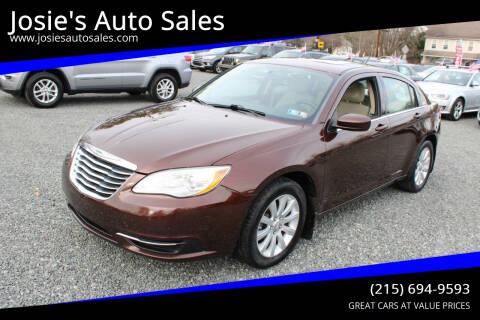 2012 Chrysler 200 for sale at Josie's Auto Sales in Gilbertsville PA
