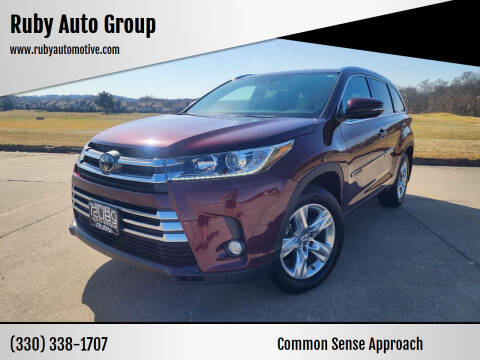 2017 Toyota Highlander for sale at Ruby Auto Group in Hudson OH