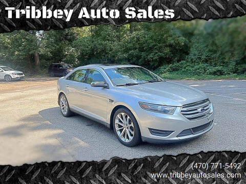 2015 Ford Taurus for sale at Tribbey Auto Sales in Stockbridge GA