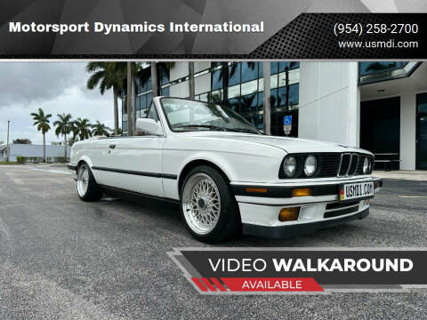 1992 BMW 3 Series for sale at Motorsport Dynamics International in Pompano Beach FL
