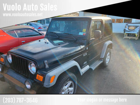 2006 Jeep Wrangler for sale at Vuolo Auto Sales in North Haven CT