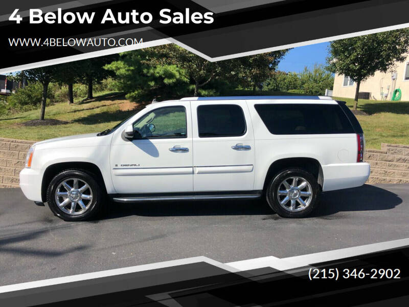 2008 GMC Yukon XL for sale at 4 Below Auto Sales in Willow Grove PA