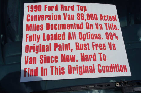 1990 Ford E-Series E-150