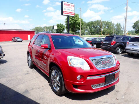 2012 GMC Acadia for sale at Marty's Auto Sales in Savage MN