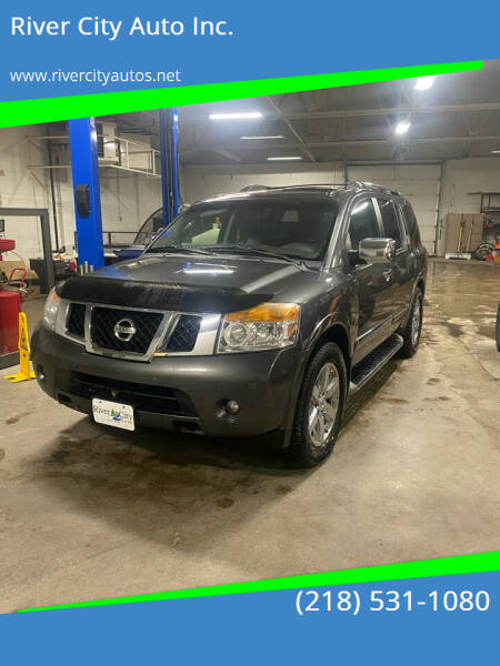 2010 Nissan Armada for sale at River City Auto Inc. in Fergus Falls MN