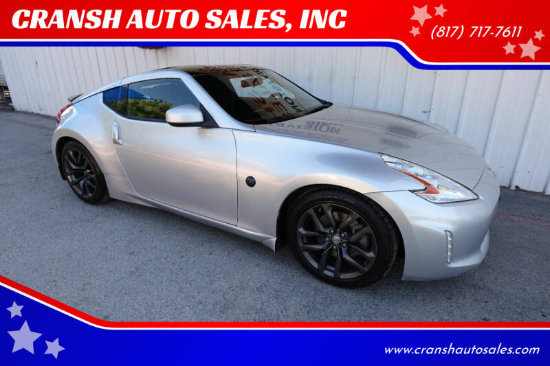 2013 Nissan 370Z for sale at CRANSH AUTO SALES, INC in Arlington TX