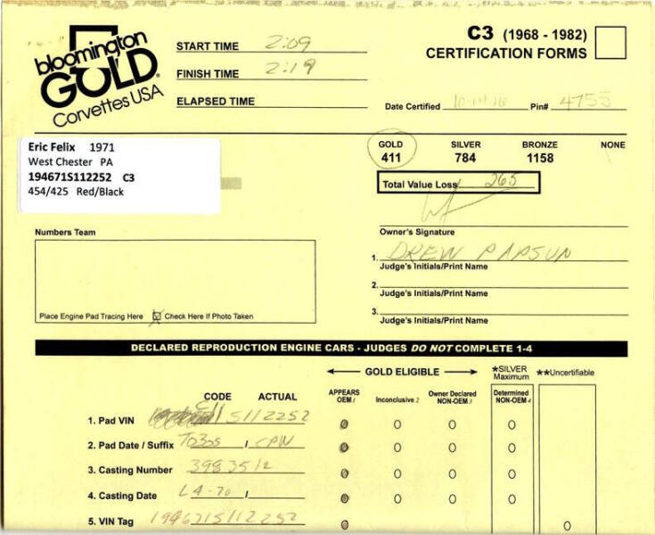 1971 Chevrolet Corvette
