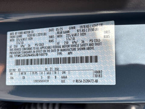 2025 Ford Escape Active