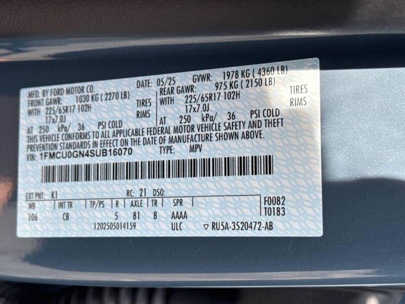 2025 Ford Escape Active