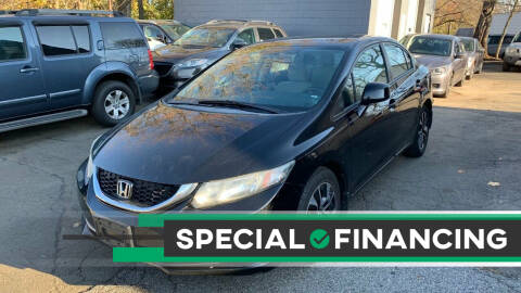 2013 Honda Civic for sale at ELITE MOTORS in West Haven CT