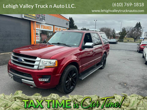 2015 Ford Expedition for sale at Lehigh Valley Truck n Auto LLC. in Schnecksville PA