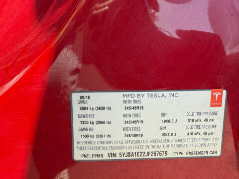 2018 Tesla Model S 100D