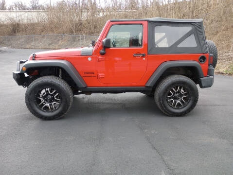 2015 Jeep Wrangler for sale at Jaxx Auto Outlet in Yeagertown PA