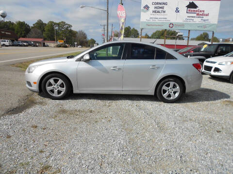 2014 Chevrolet Cruze for sale at KNOBEL AUTO SALES, LLC in Corning AR